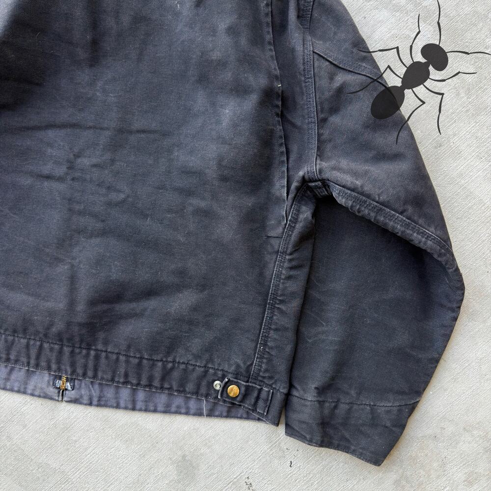 Carhartt J01 black Detroit work wear jacket - Picture 7 of 8